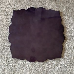 Handmade Kim Seybert wood lacquer Fez placemats